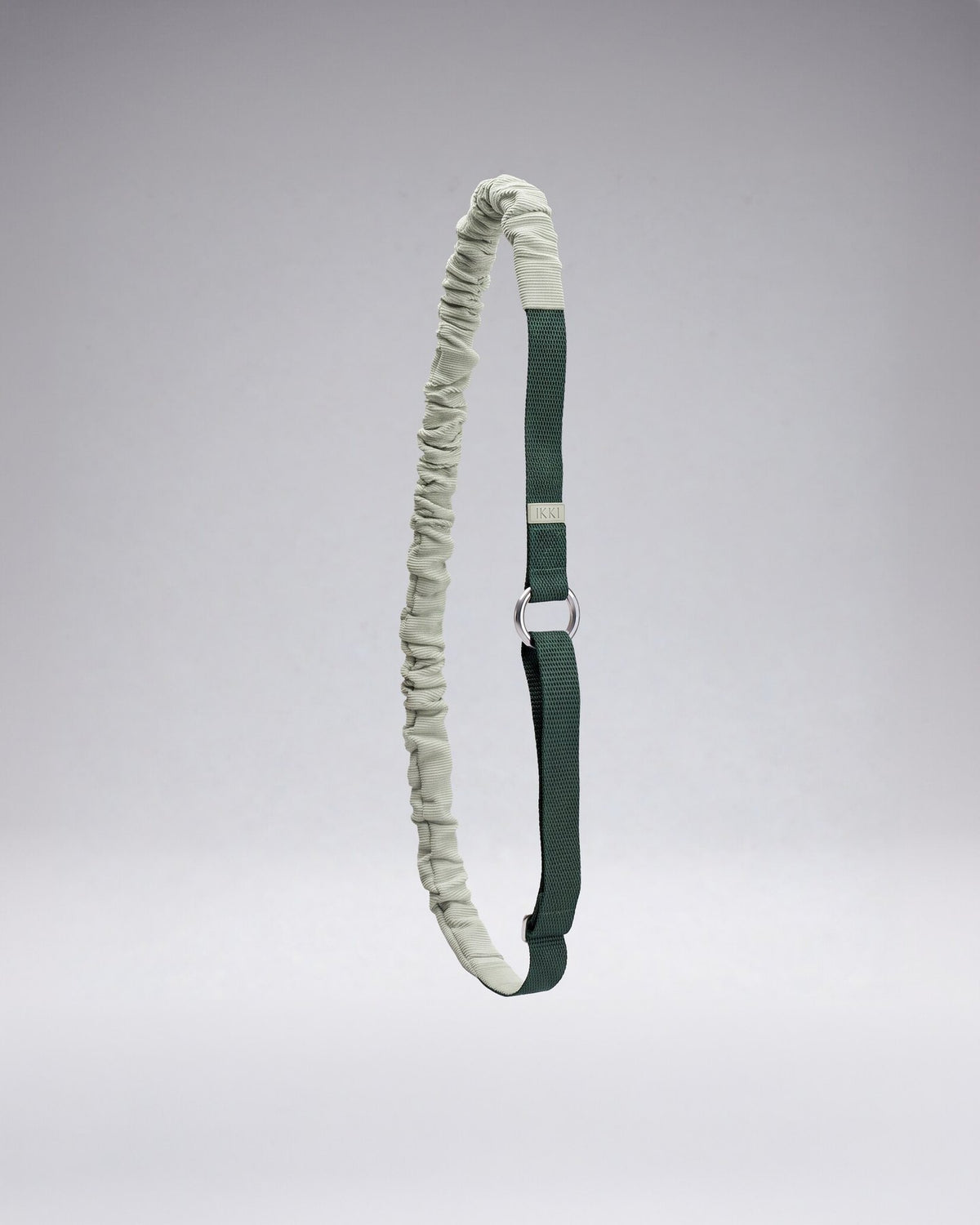 Noah Body Strap in Mint + Bottle Green, full product view